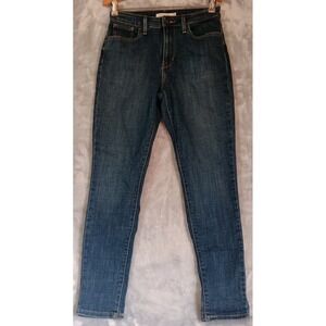 Levi's Women's Jeans 721 High Rise Skinny Size 29 W26 L27 Stretch Denim